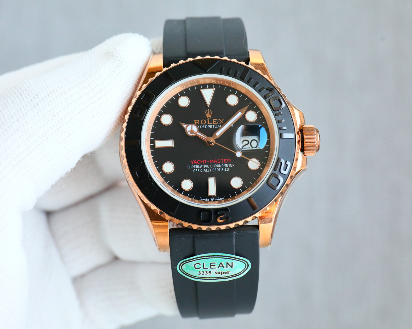 Rolex Yacht-Master 40mm Black - watch0476 - Image 3