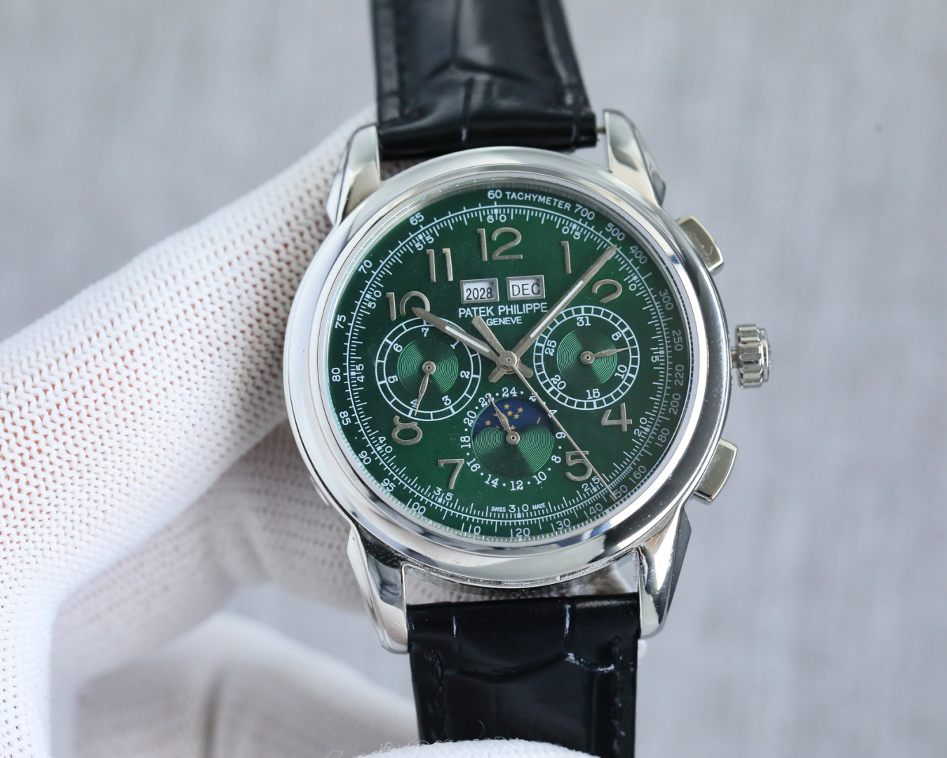 Patek Philippe Watch 41mm White / Gold - watch0479 - Image 3