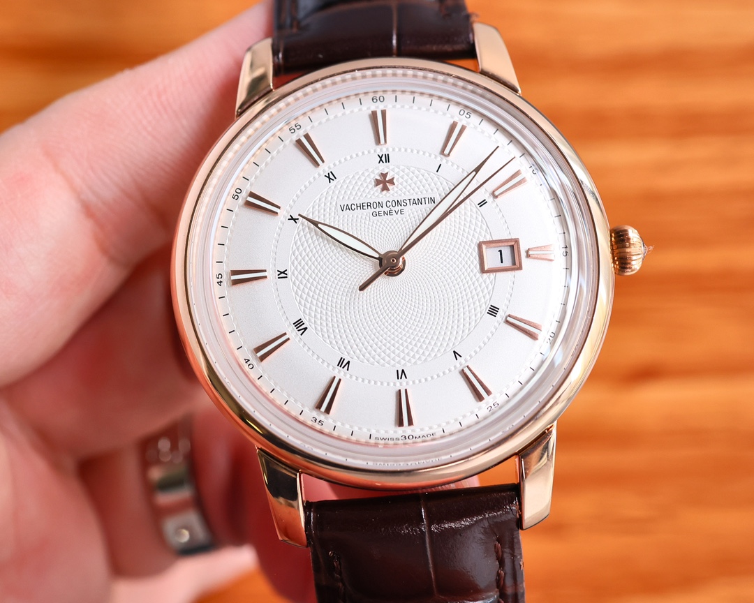 Vacheron Constantin Watch 42mm White / Gold - watch0484 - Image 3