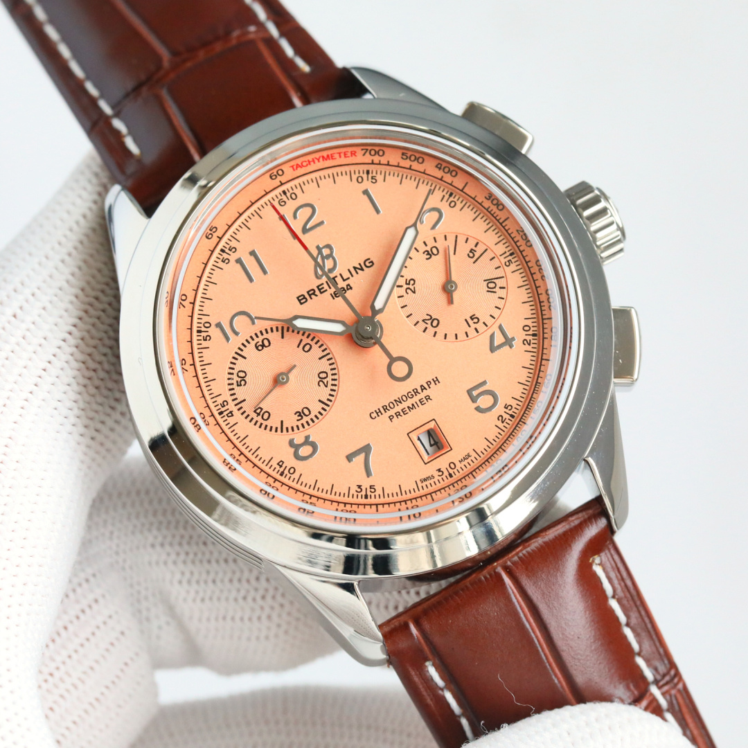 Breitling Watch 42mm Silver - watch0498 - Image 3