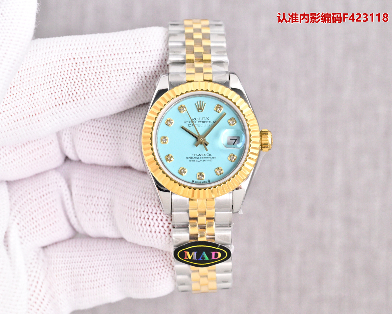 Rolex Datejust 28mm Silver - watch0501 - Image 3