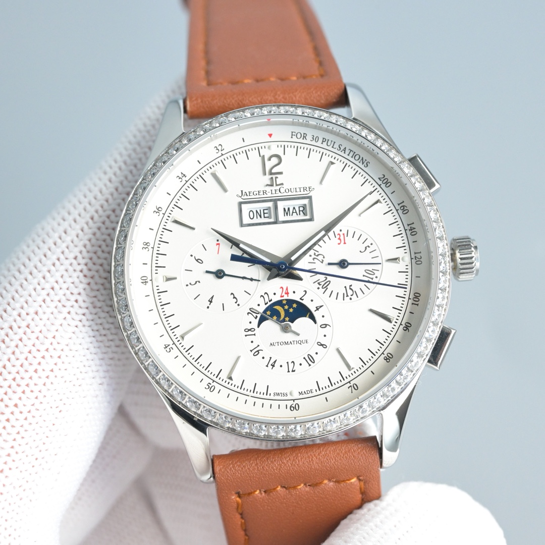 Jaeger-LeCoultre Watch 40mm Rose Gold / Silver - watch0523 - Image 3