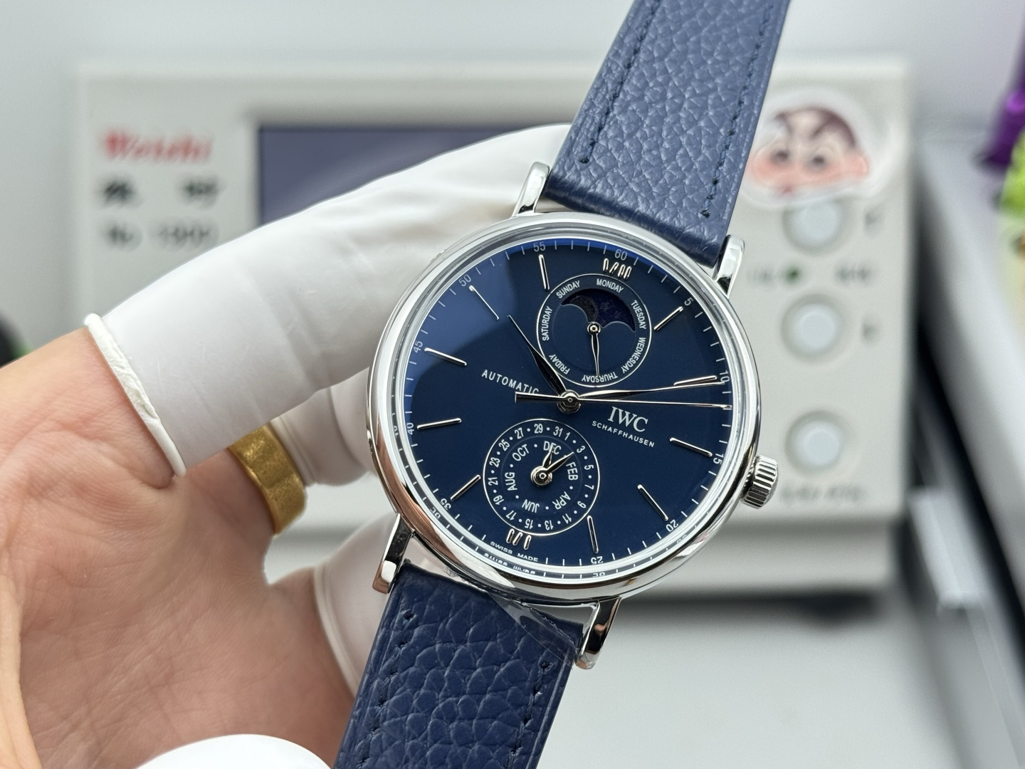 IWC Watch White / Gold - watch0524 - Image 3