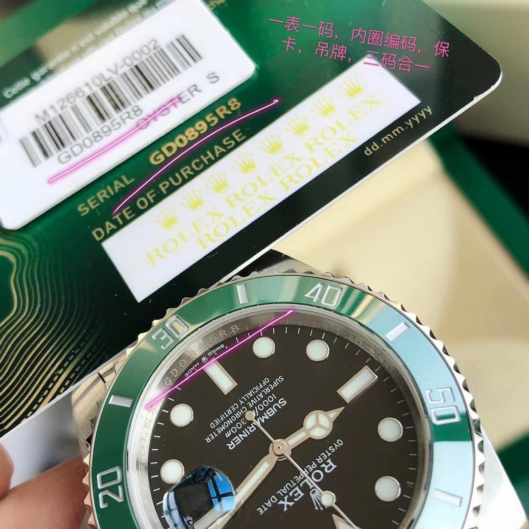 Rolex Submariner White - watch0533 - Image 3