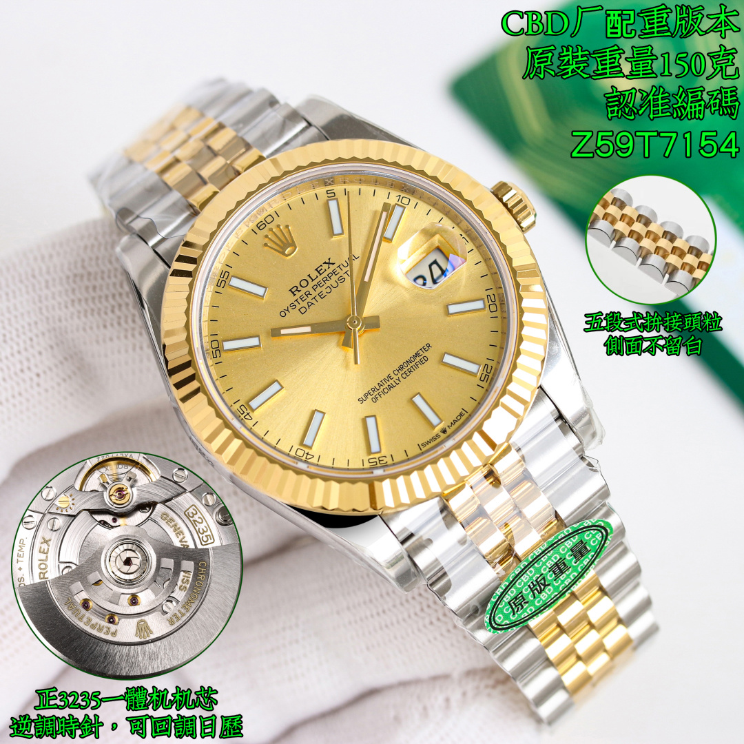 Rolex Datejust 41mm Silver - watch0535 - Image 3