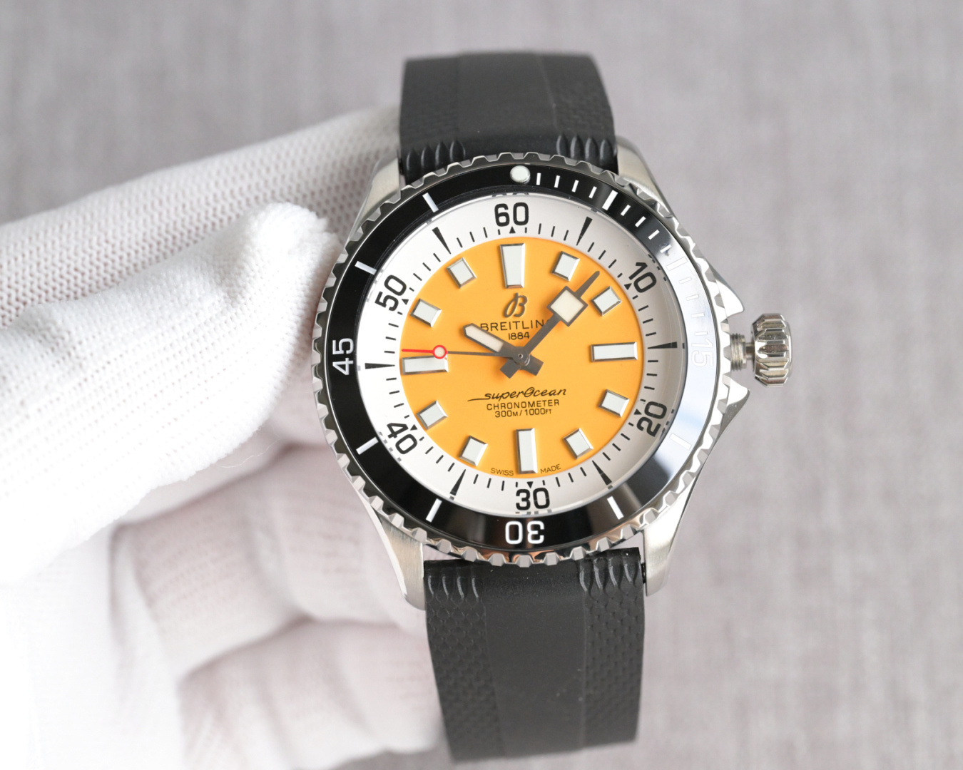 Breitling Watch 42mm Silver - watch0537 - Image 3