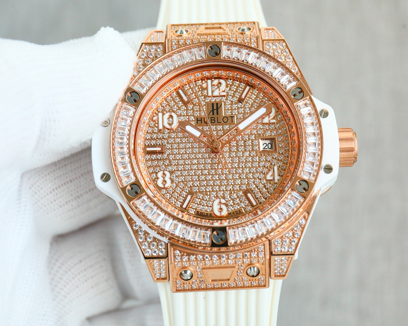 Hublot Big Bang 43mm White / Silver - watch0544 - Image 3