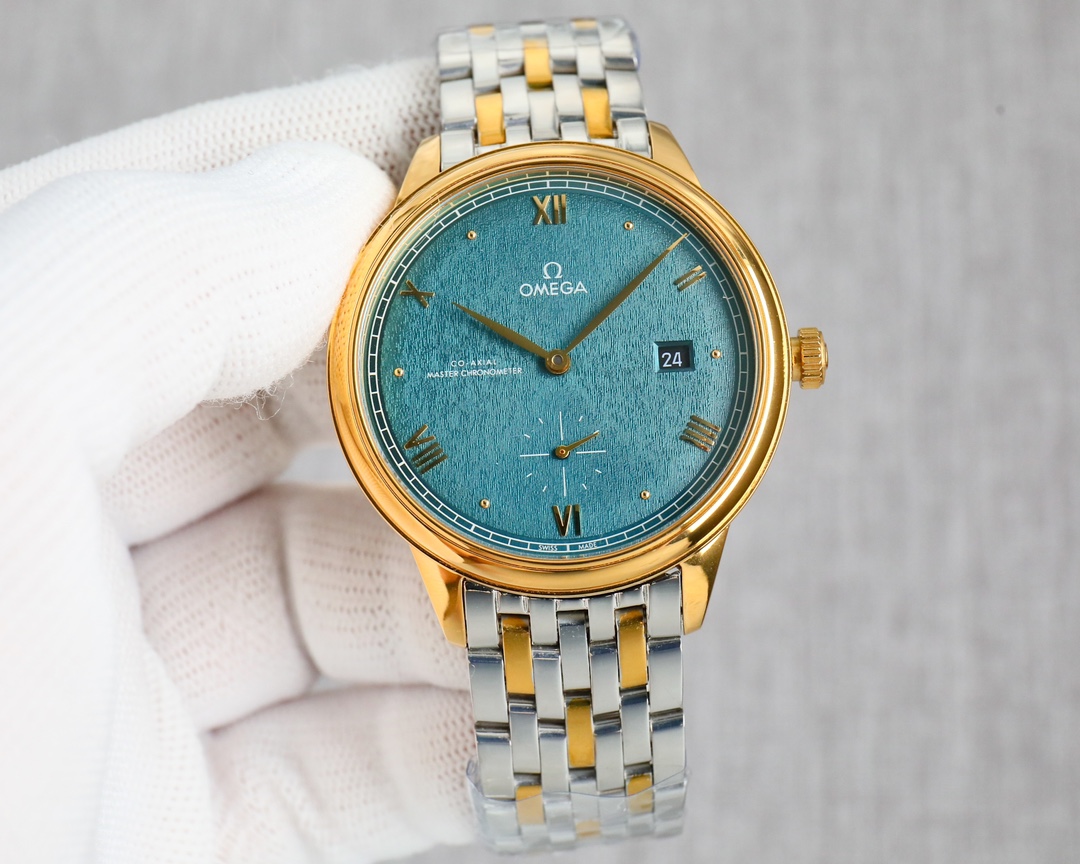 Omega De Ville Rose Gold / Silver - watch0557 - Image 3