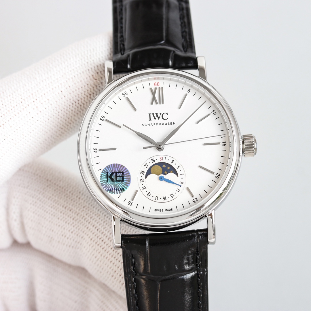IWC Watch 39mm White / Rose Gold - watch0560 - Image 3