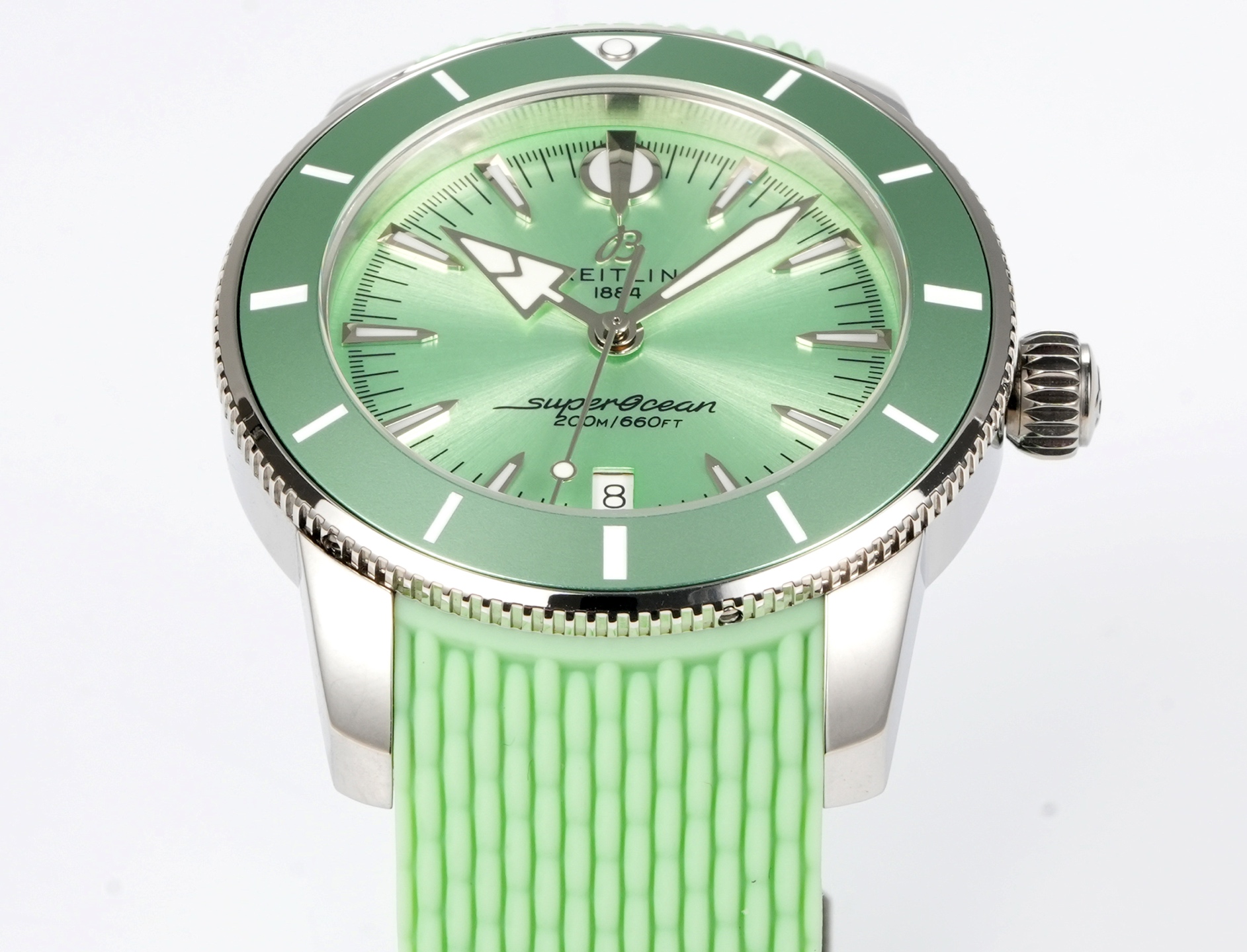 Breitling Watch Silver - watch0580 - Image 3