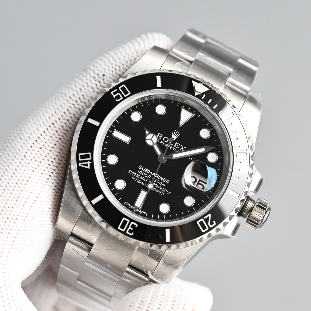 Rolex Submariner 40mm Black - watch0587 - Image 3