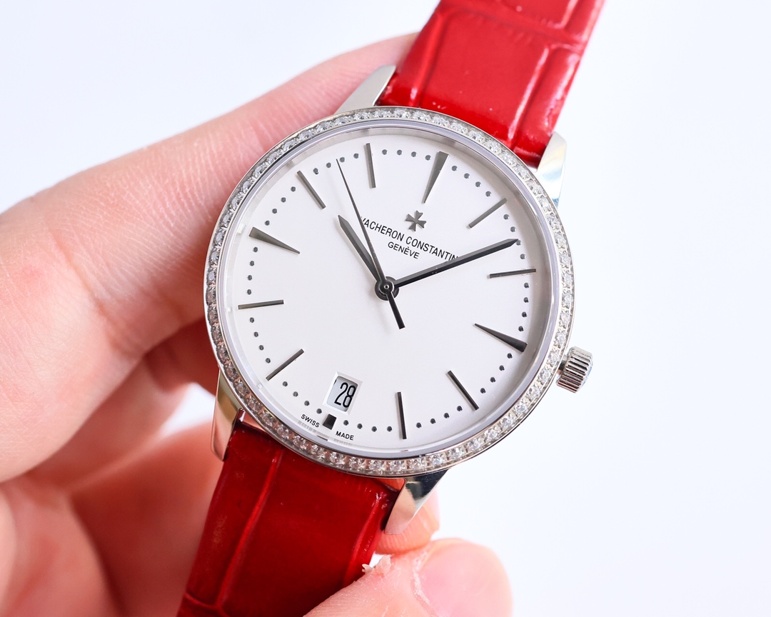 Vacheron Constantin Watch 33mm White / Gold - watch0596 - Image 3
