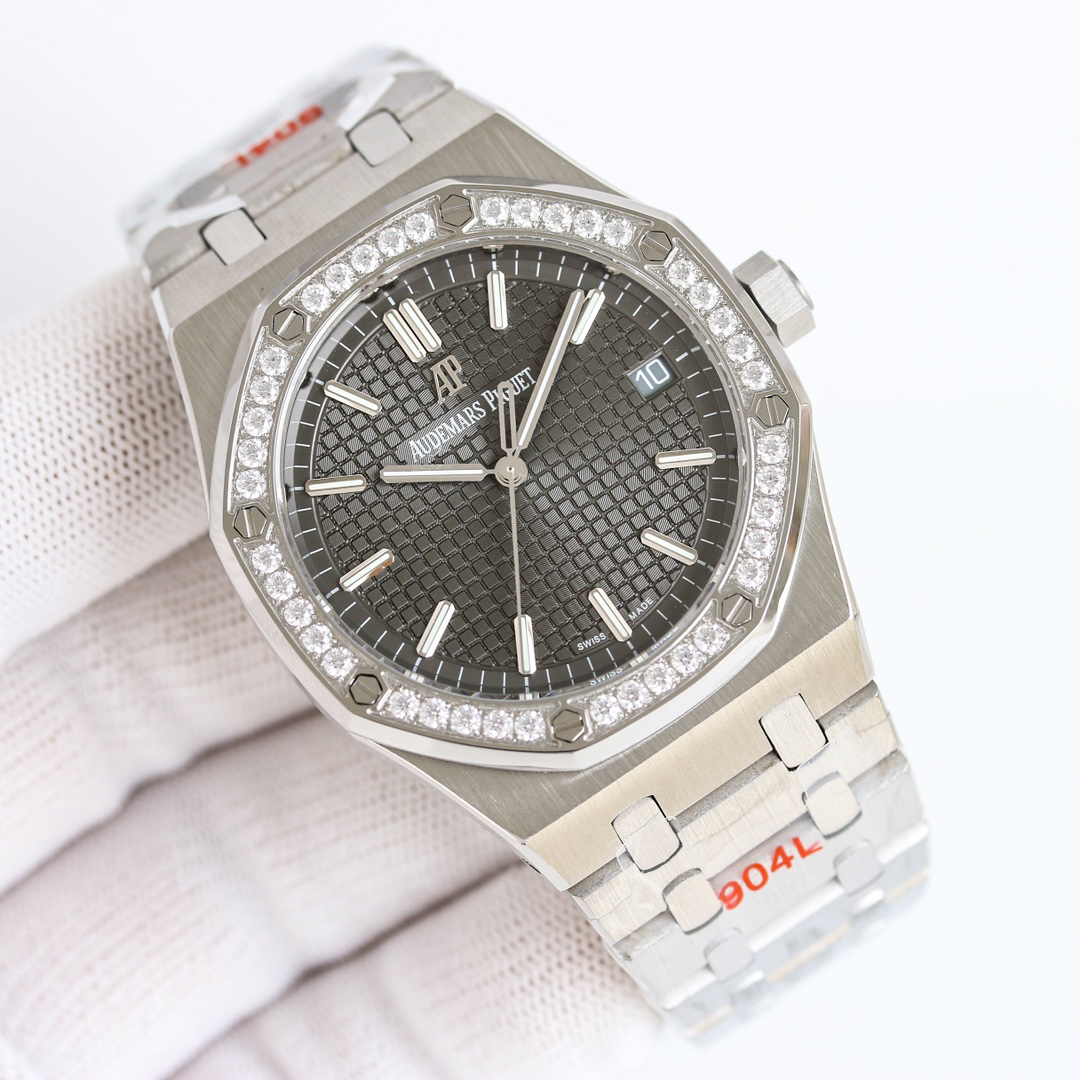 Audemars Piguet Royal Oak White / Gold - watch0619 - Image 3