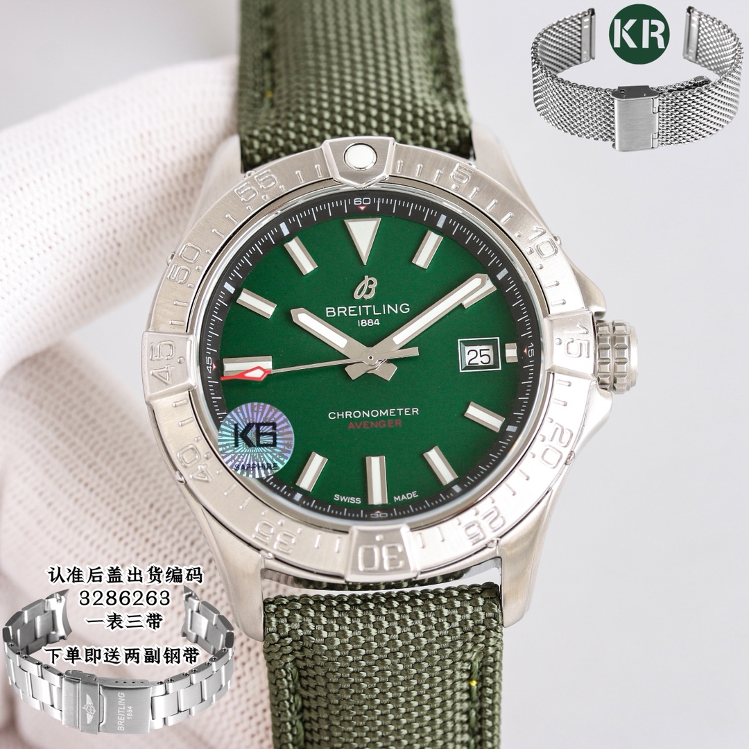 Breitling Watch 42mm - watch0634 - Image 3