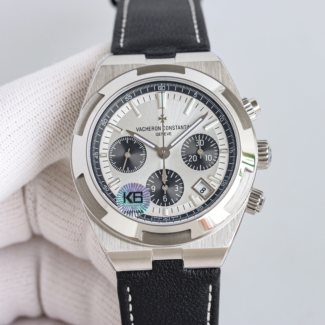 Vacheron Constantin Overseas 41mm White / Rose Gold - watch0650 - Image 3