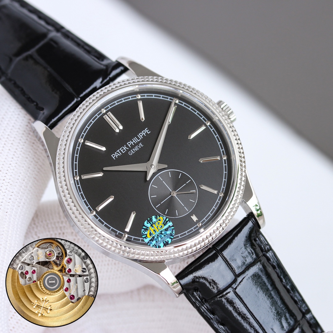 Patek Philippe Watch 39mm White / Gold - watch0658 - Image 3