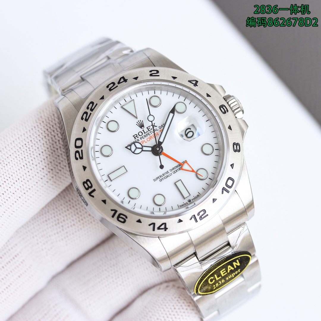 Rolex Explorer 42mm White - watch0666 - Image 3