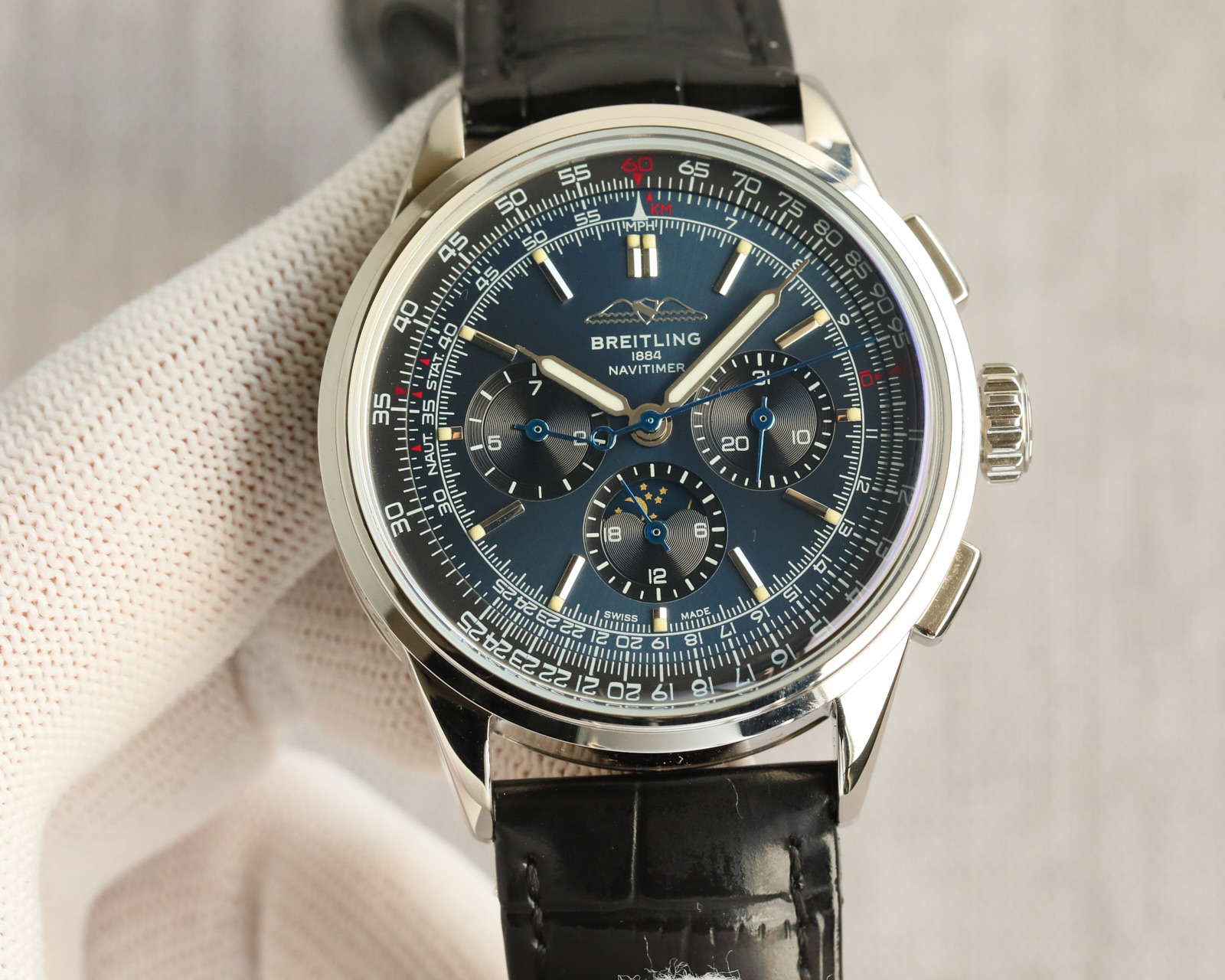 Breitling Watch 42mm White / Gold - watch0676 - Image 3