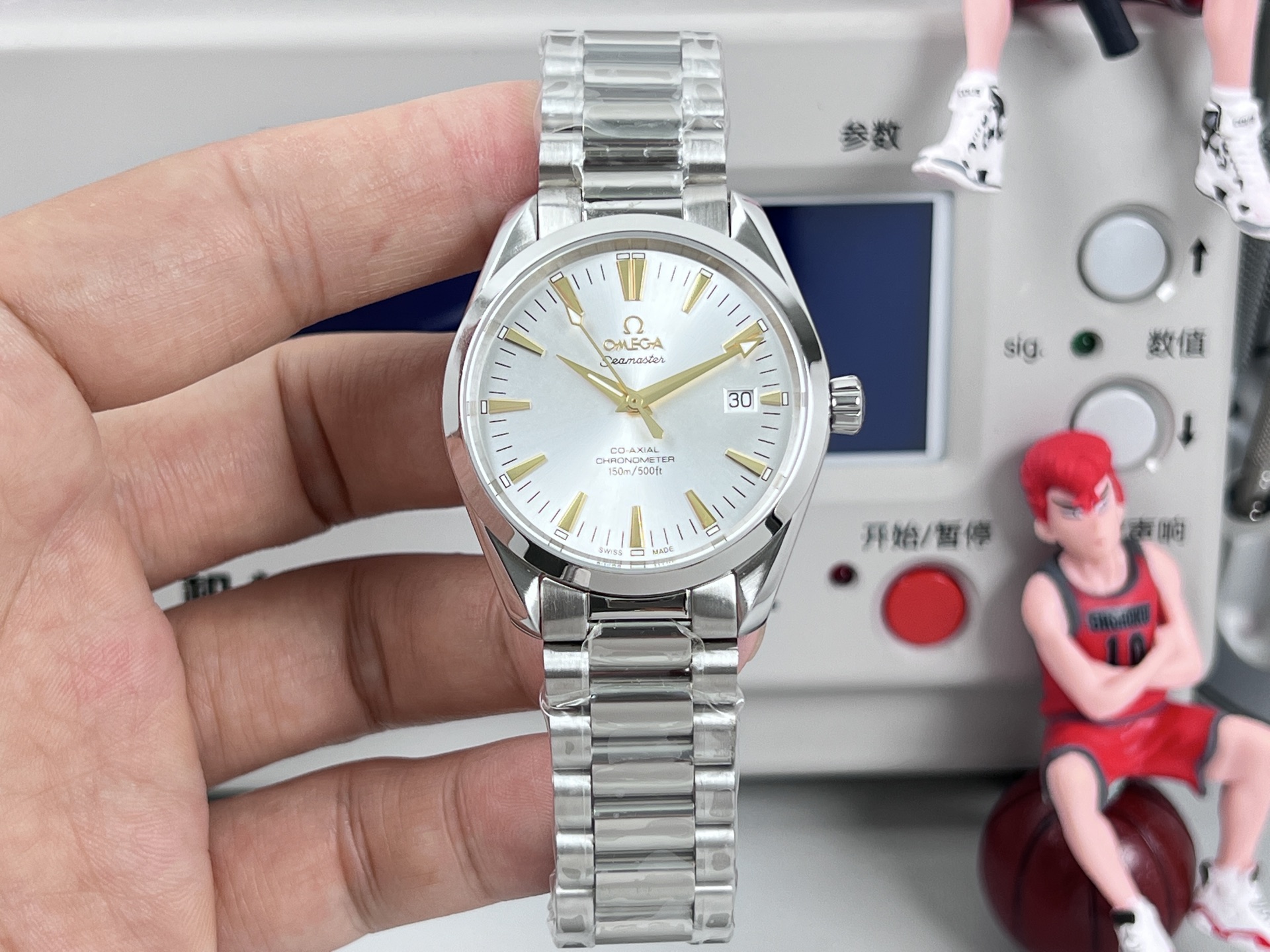 Omega Seamaster 39mm Rose Gold / Silver - watch0678 - Image 3
