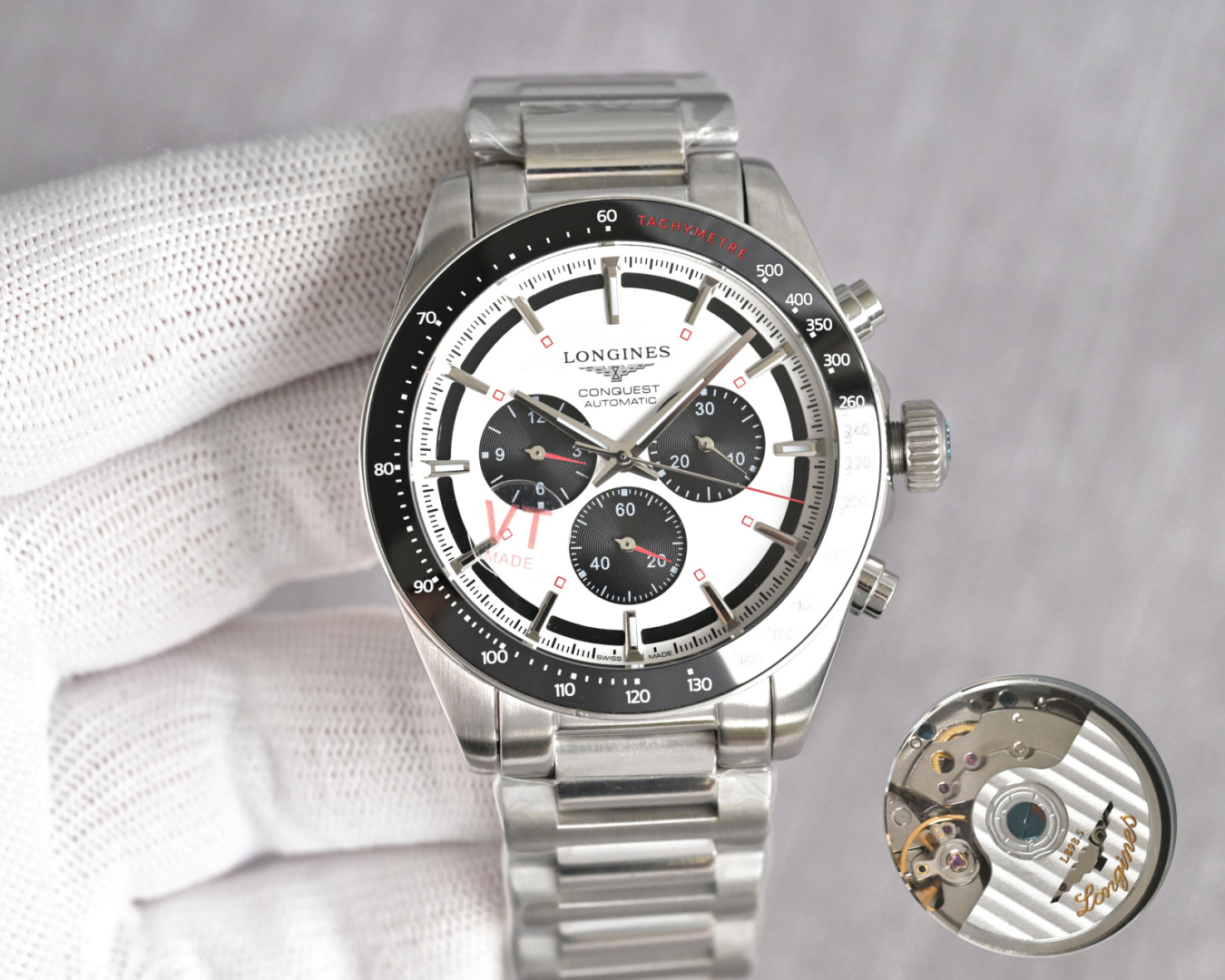 Longines Conquest 42mm Black / Silver - watch0706 - Image 3