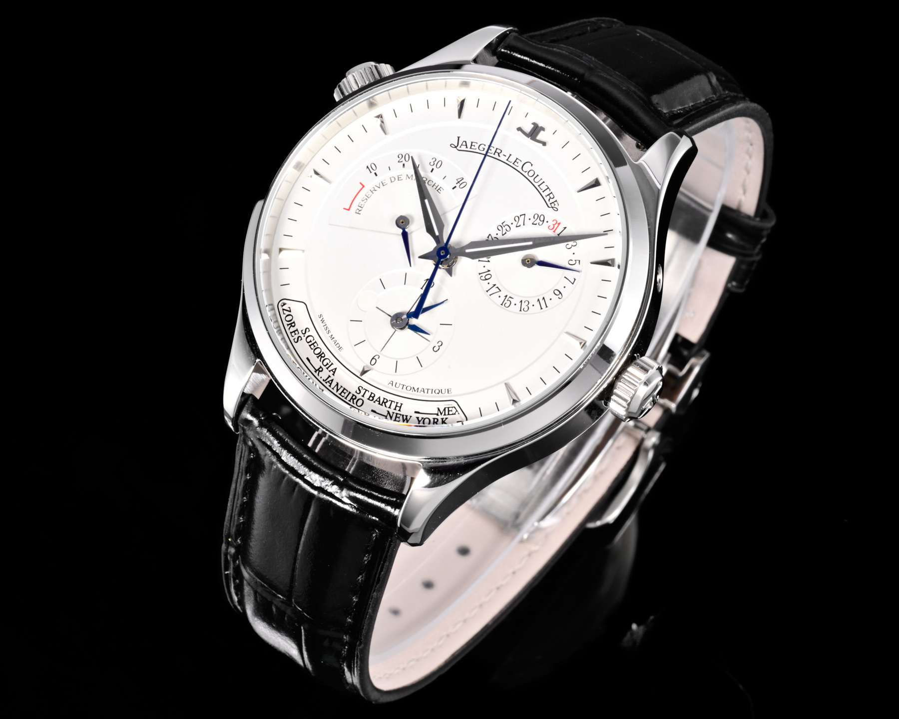 Jaeger-LeCoultre Watch 42mm Rose Gold / Silver - watch0719 - Image 3