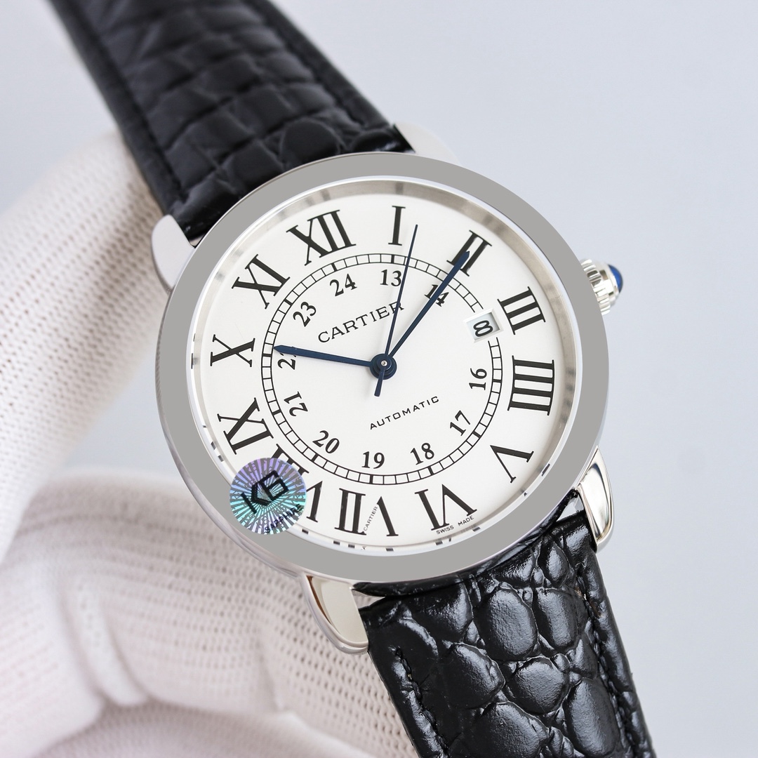 Classic Watch 36mm White / Silver - watch0733 - Image 3