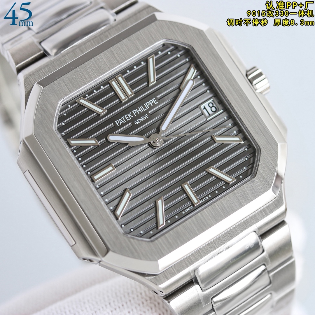 Patek Philippe Watch 40mm White / Rose Gold - watch0736 - Image 3
