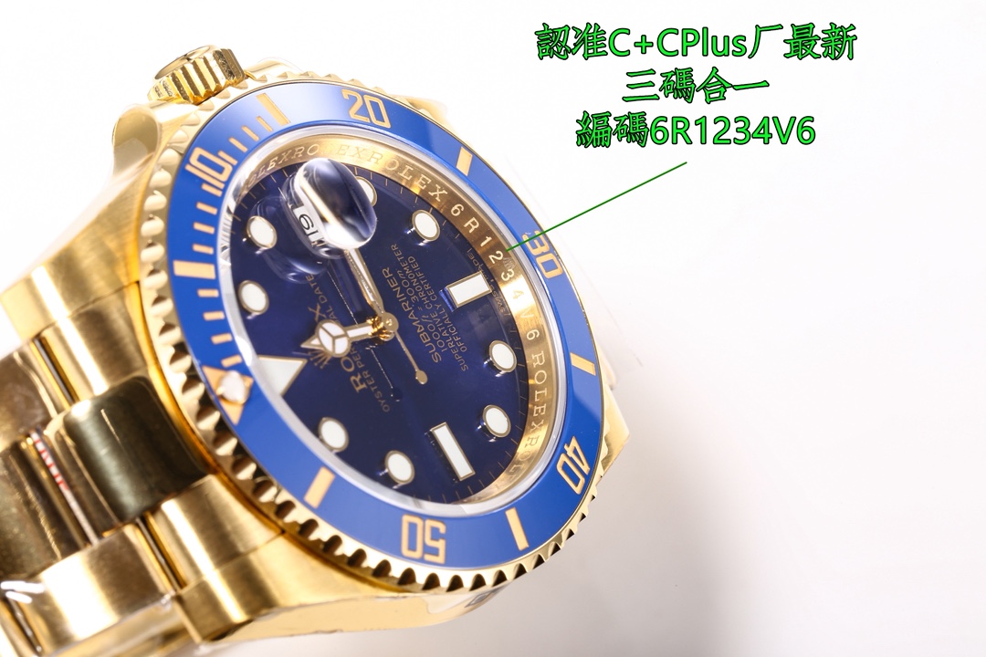 Rolex Submariner 40mm Blue / Green - watch0738 - Image 3
