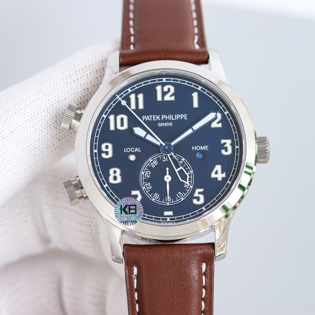Patek Philippe Watch 42mm White / Blue - watch0750 - Image 3