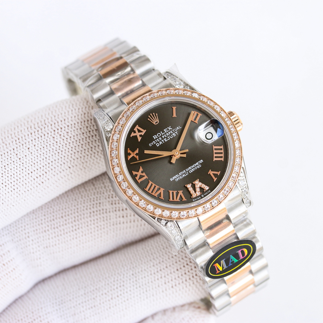 Rolex Datejust 31mm Silver - watch0766 - Image 3