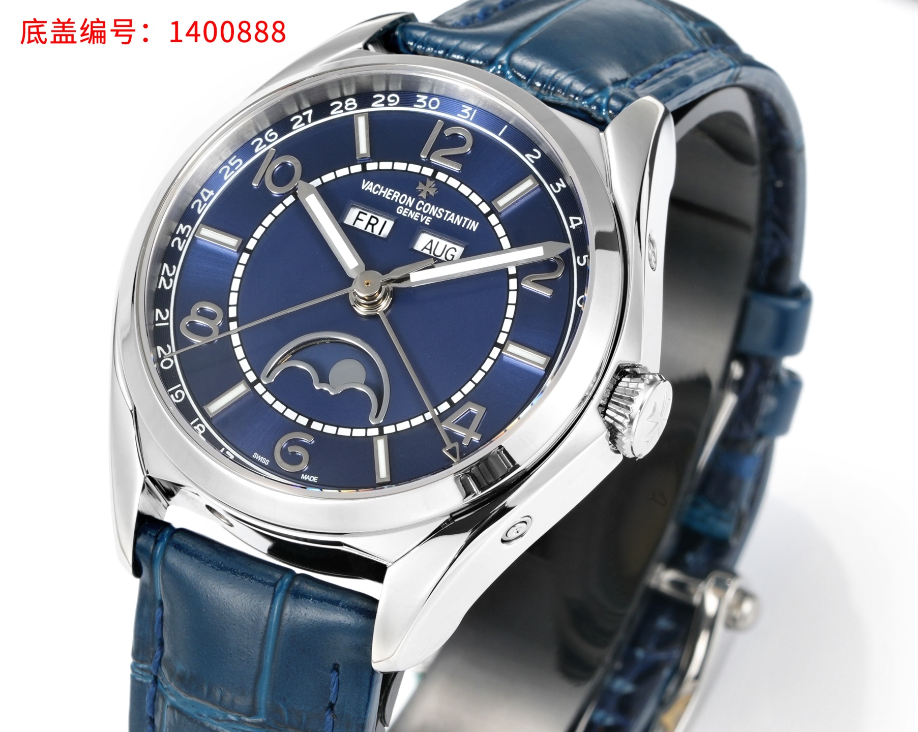 Classic Watch 40mm Blue / Silver - watch0786 - Image 3