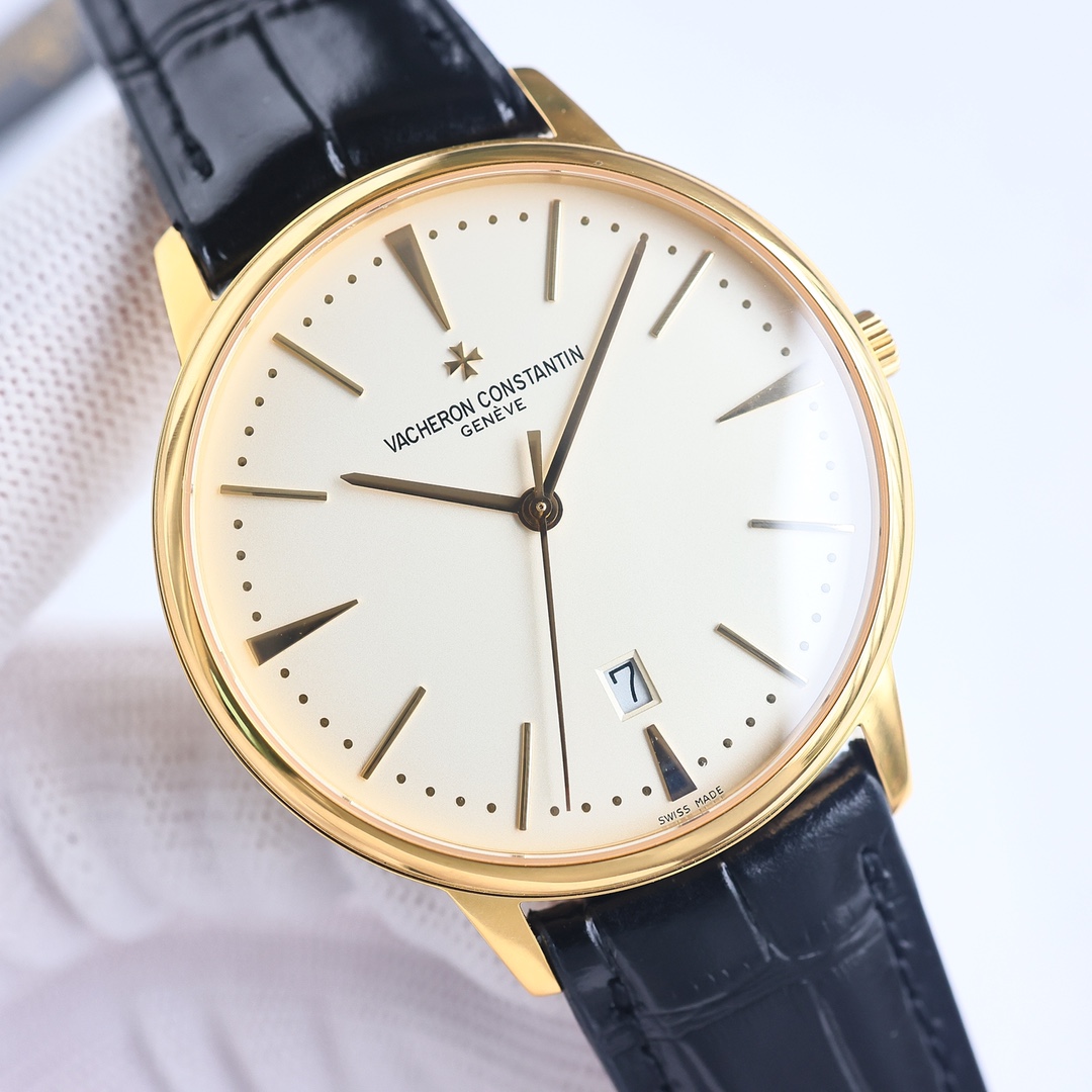 Vacheron Constantin Watch 40mm White / Gold - watch0795 - Image 3