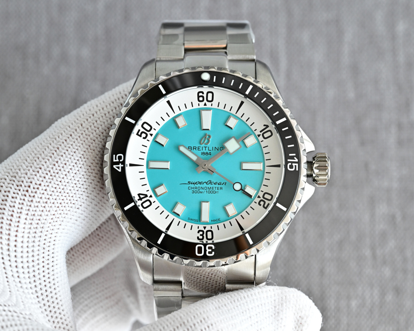 Breitling Watch 42mm Silver - watch0821 - Image 3