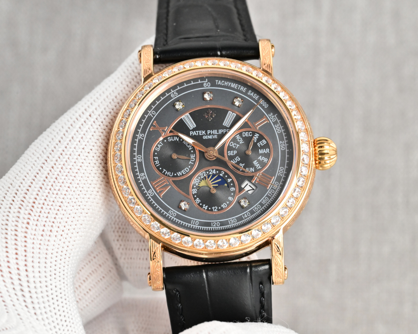 Patek Philippe Watch 42mm Silver - watch0822 - Image 3