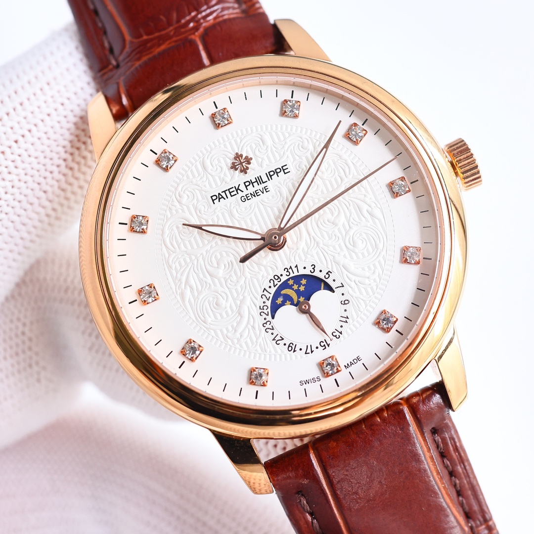 Patek Philippe Watch White / Gold - watch0829 - Image 3