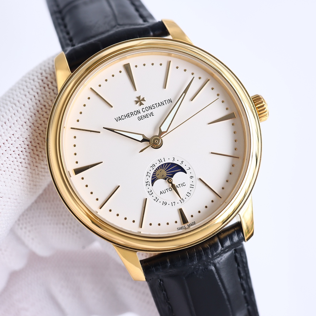 Vacheron Constantin Watch White / Gold - watch0834 - Image 3