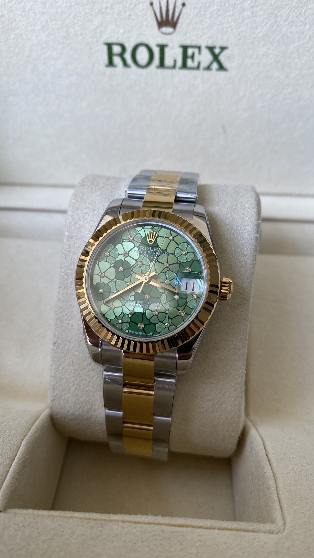 Rolex Datejust 31mm Blue / Silver - watch0851 - Image 3