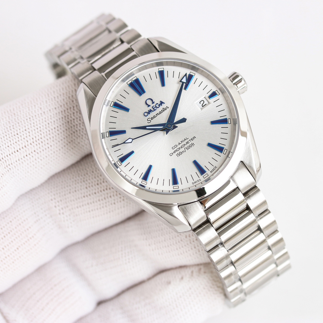 Omega Seamaster 39mm Silver - watch0868 - Image 3