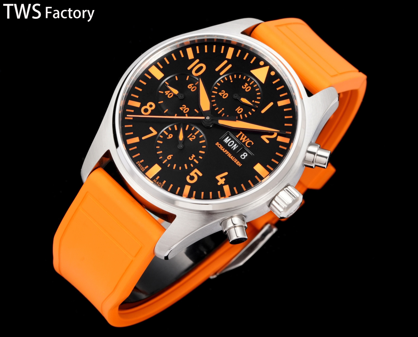 IWC Pilot Blue / Silver - watch0933 - Image 3