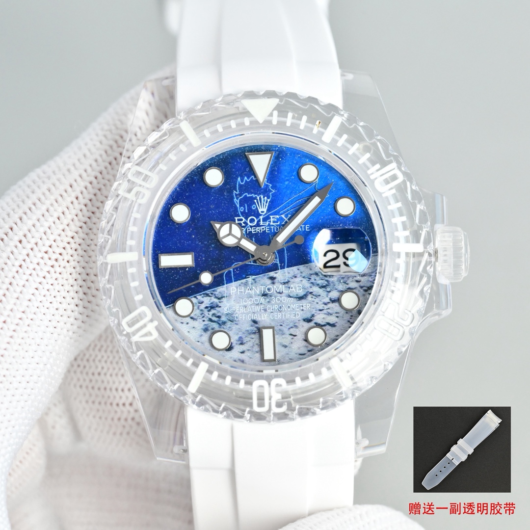 Rolex Watch 40mm Blue - watch0949 - Image 3