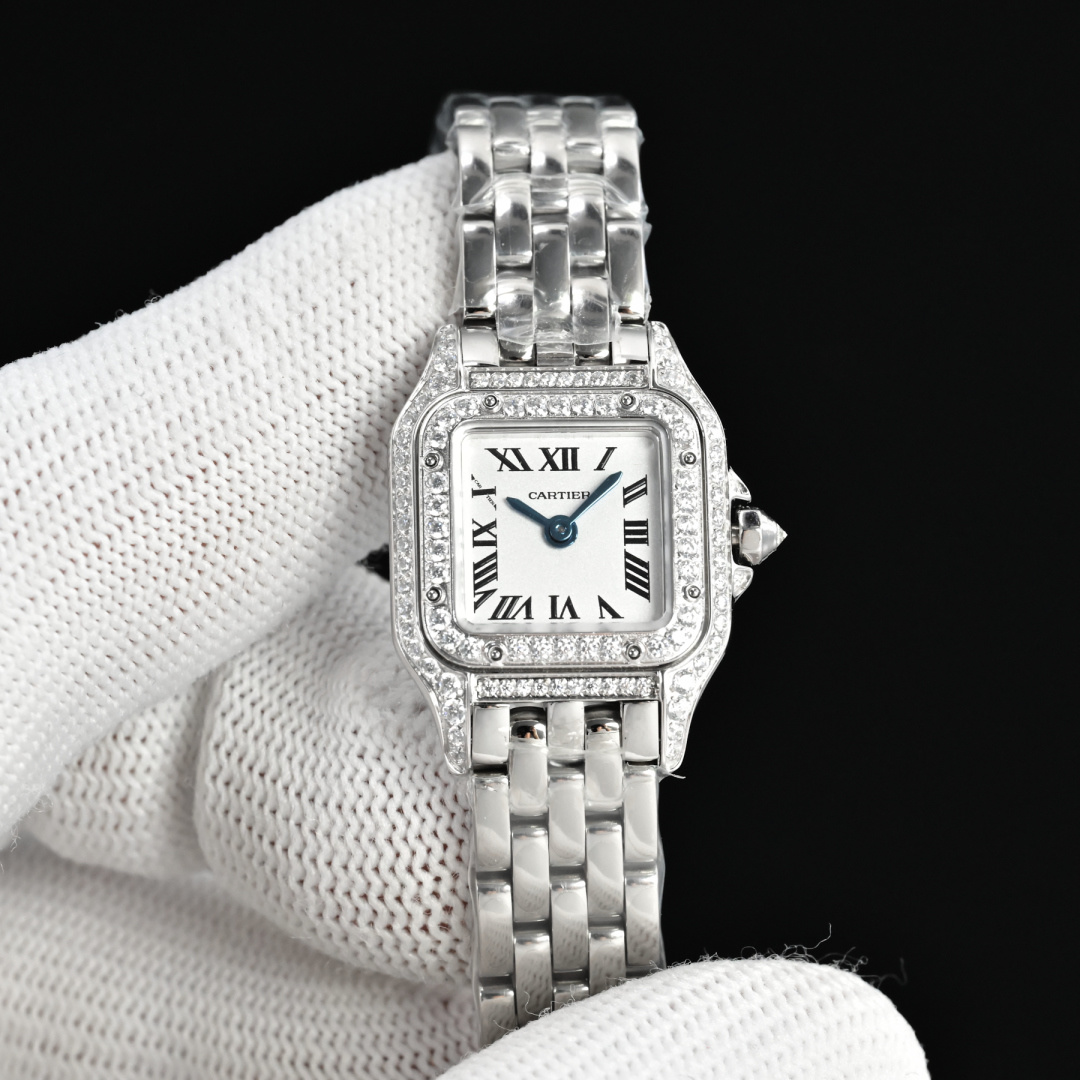 Cartier Watch 25mm White / Blue - watch0979 - Image 3