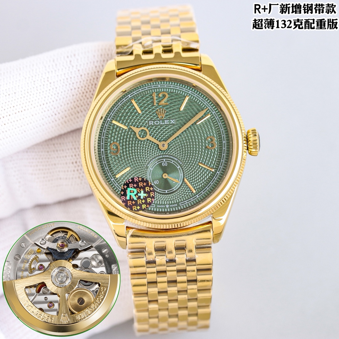 Classic Watch 39mm Blue / Gold - watch0985 - Image 3