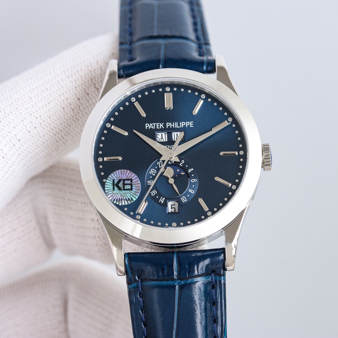 Patek Philippe Watch 38.5mm White / Rose Gold - watch0989 - Image 3