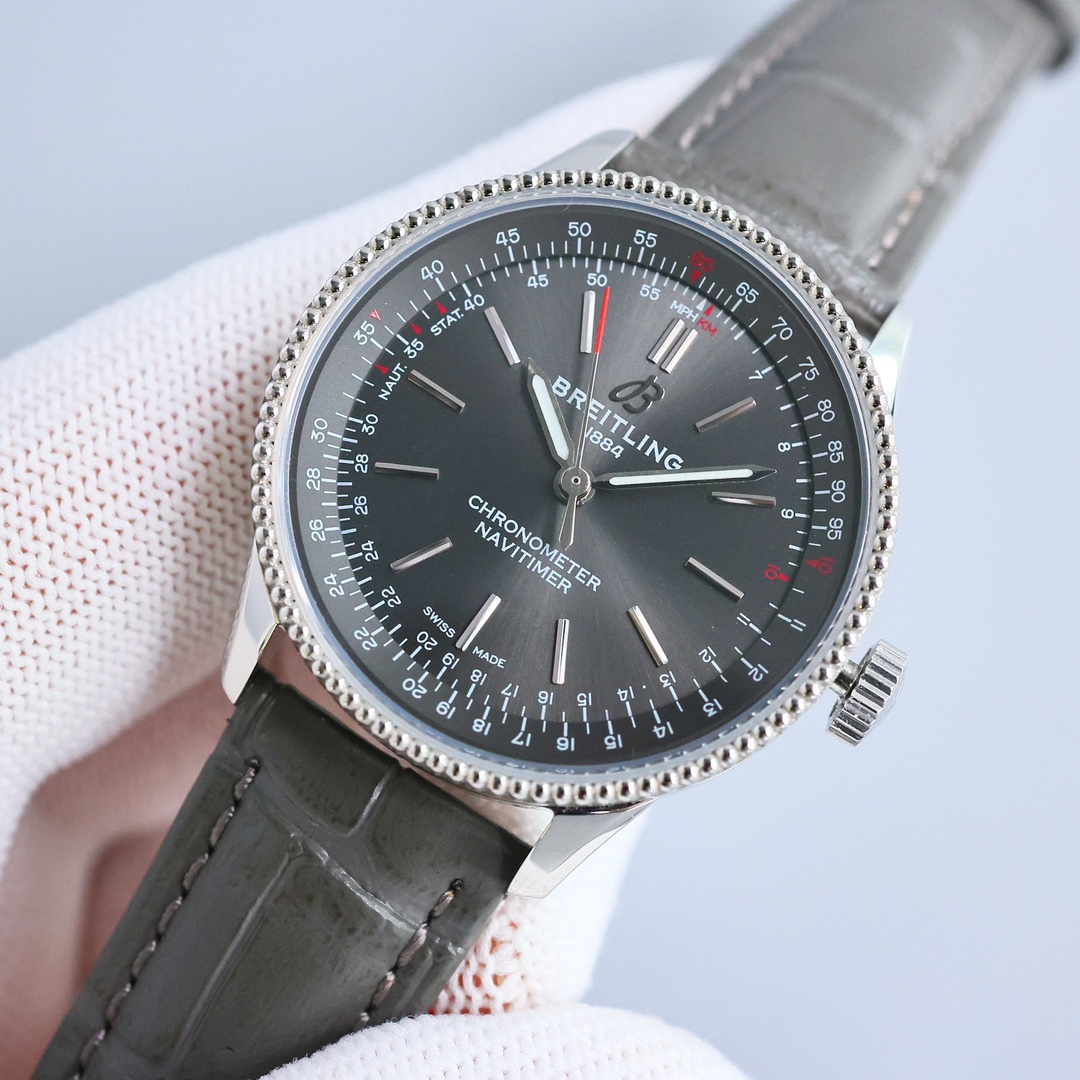 Breitling Navitimer 35mm White / Blue - watch0998 - Image 3