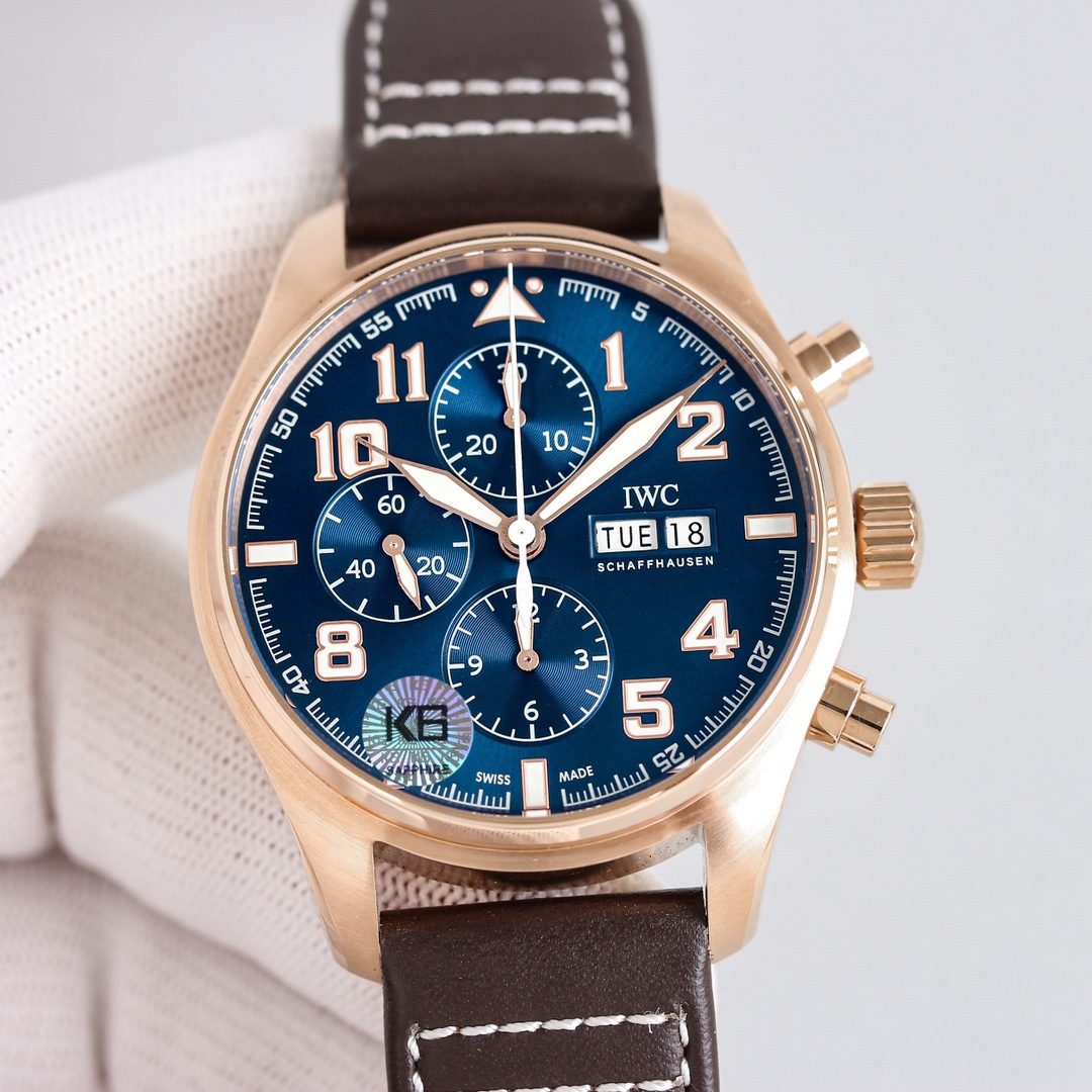 IWC Pilot Blue / Green - watch1001 - Image 3