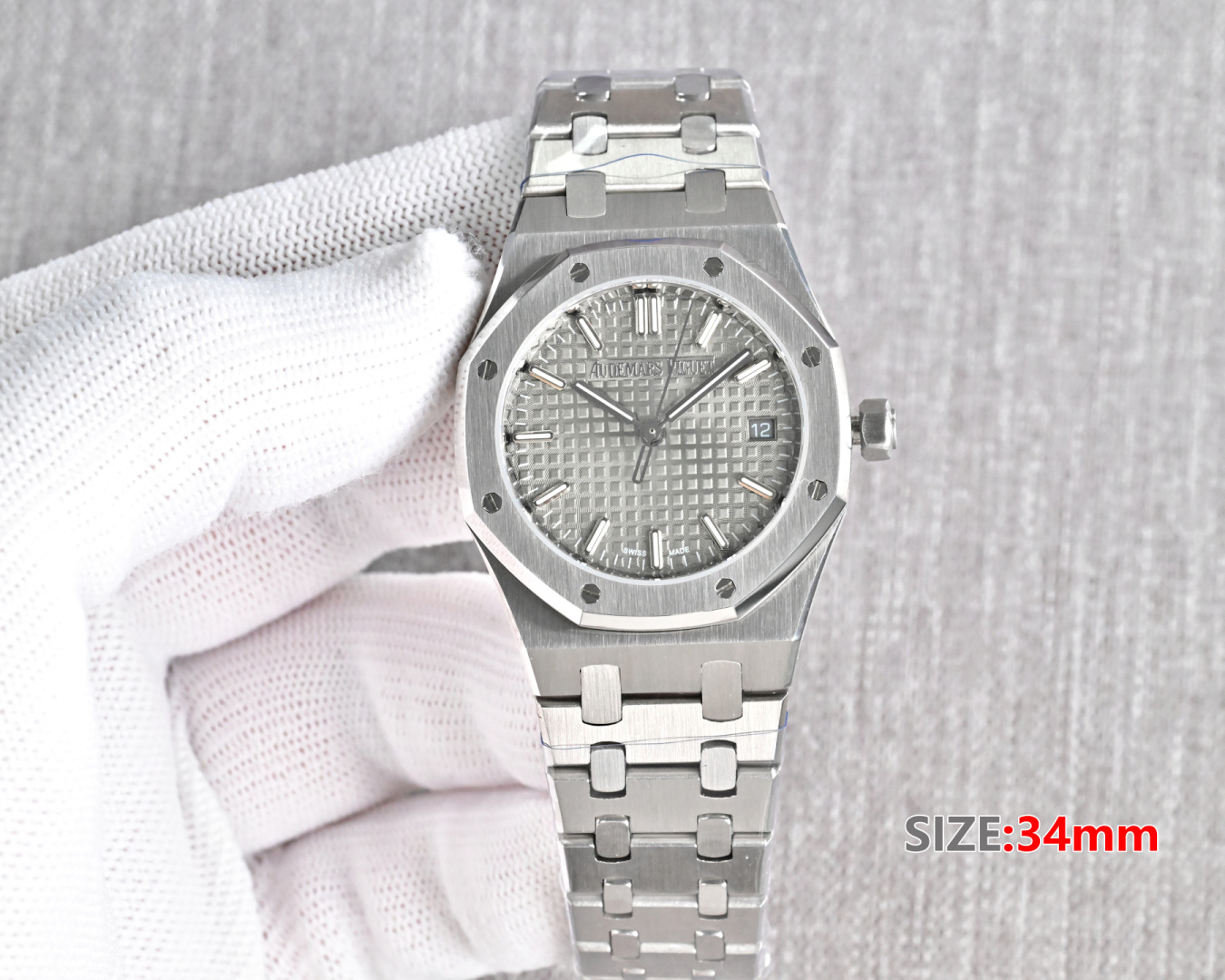 Audemars Piguet Royal Oak 34mm Rose Gold / Silver - watch1015 - 图片 3