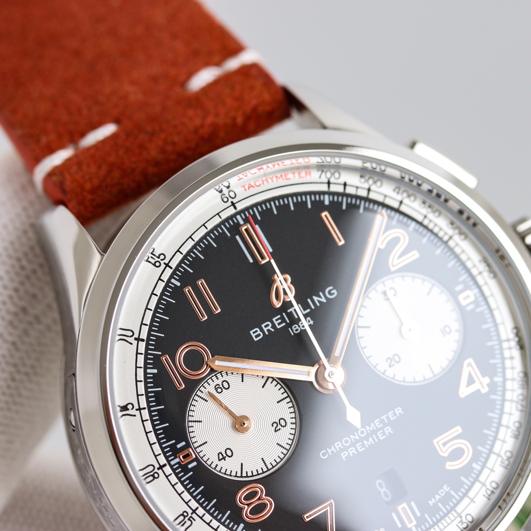 Breitling Watch 42mm Silver - watch1020 - Image 3