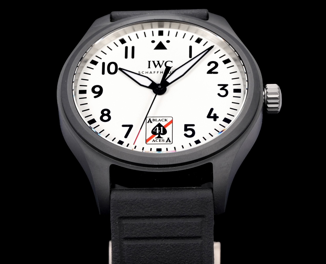 IWC Pilot 41mm White - watch1023 - Image 3