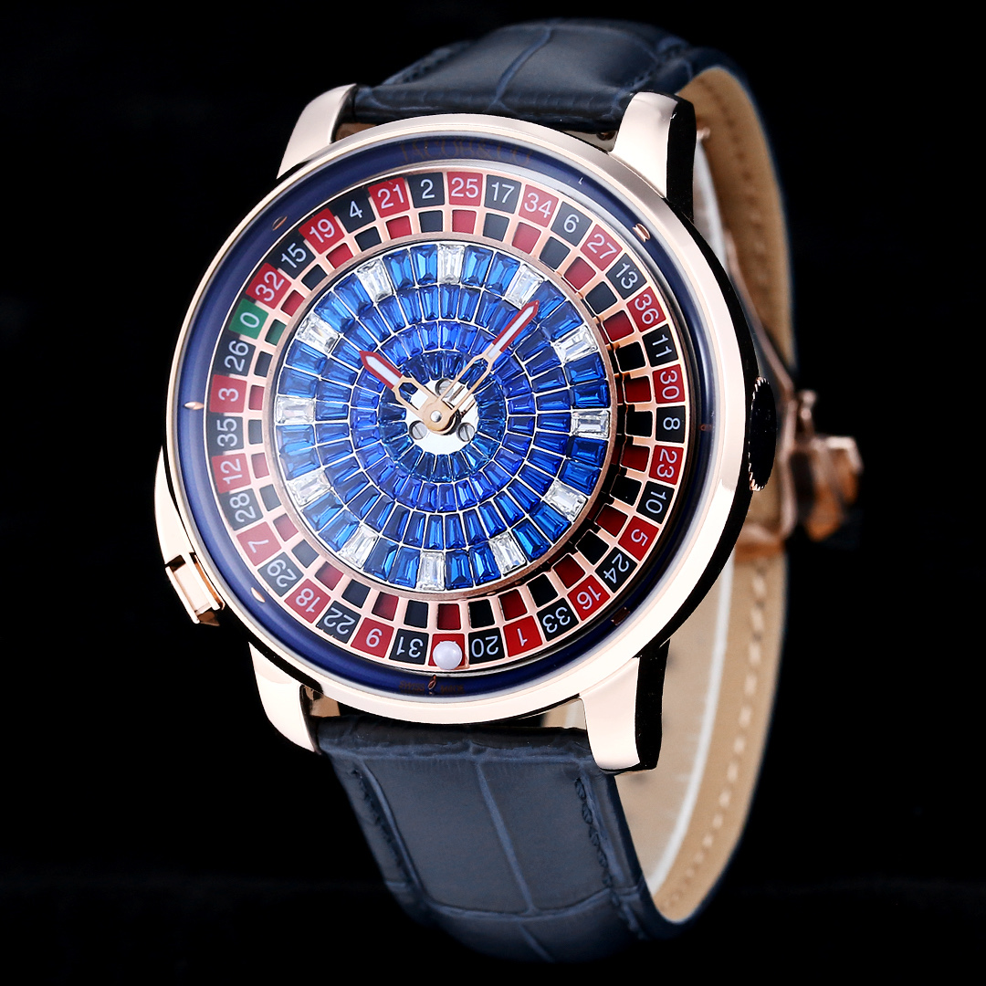 Classic Watch 44mm Black / White - watch1085 - Image 3