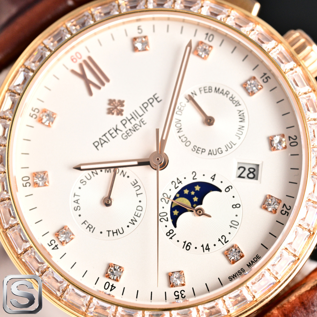 Patek Philippe Watch 41mm White / Gold - watch1114 - Image 3